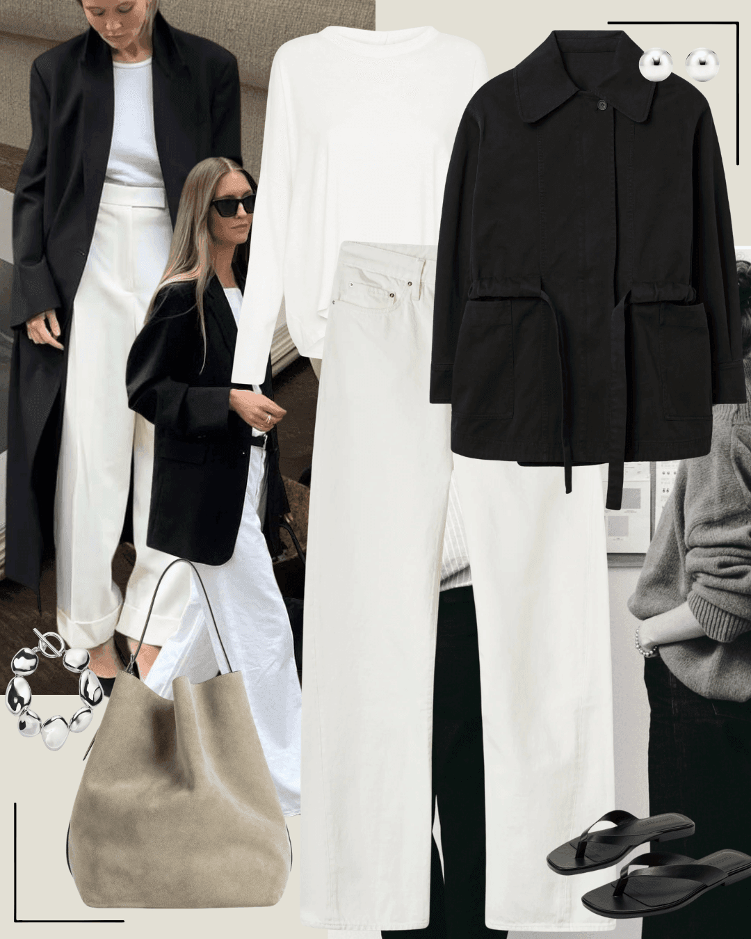 Women's chic casual outfit 