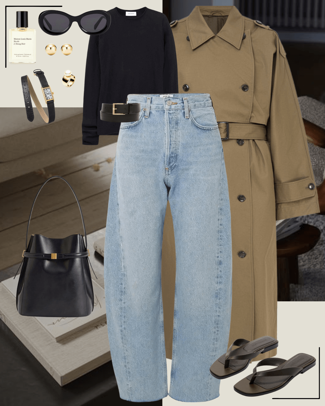 Women's chic casual outfit 
