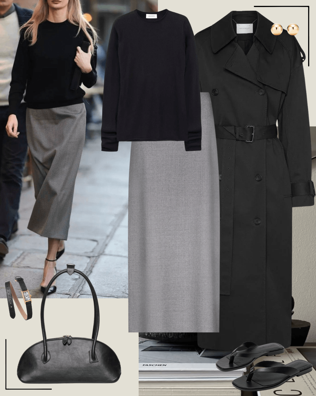 Women's chic casual outfit 