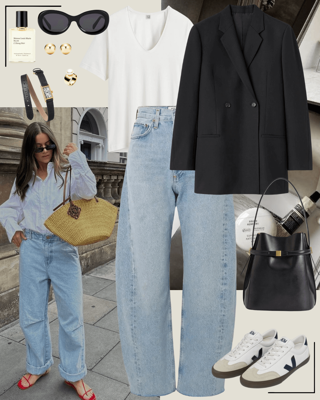 Women's chic casual outfit 