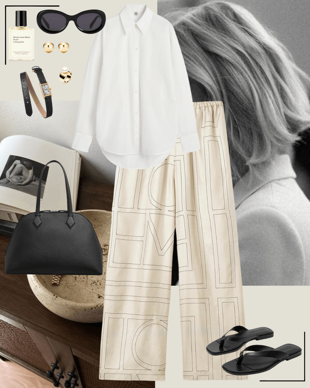 Women's chic casual outfit 