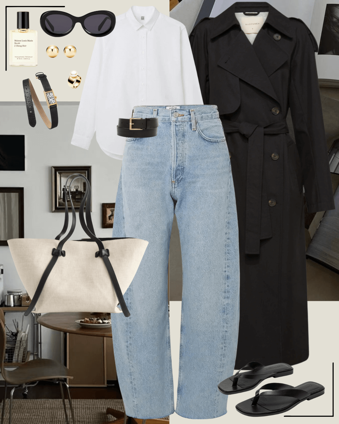 Women's chic casual outfit 