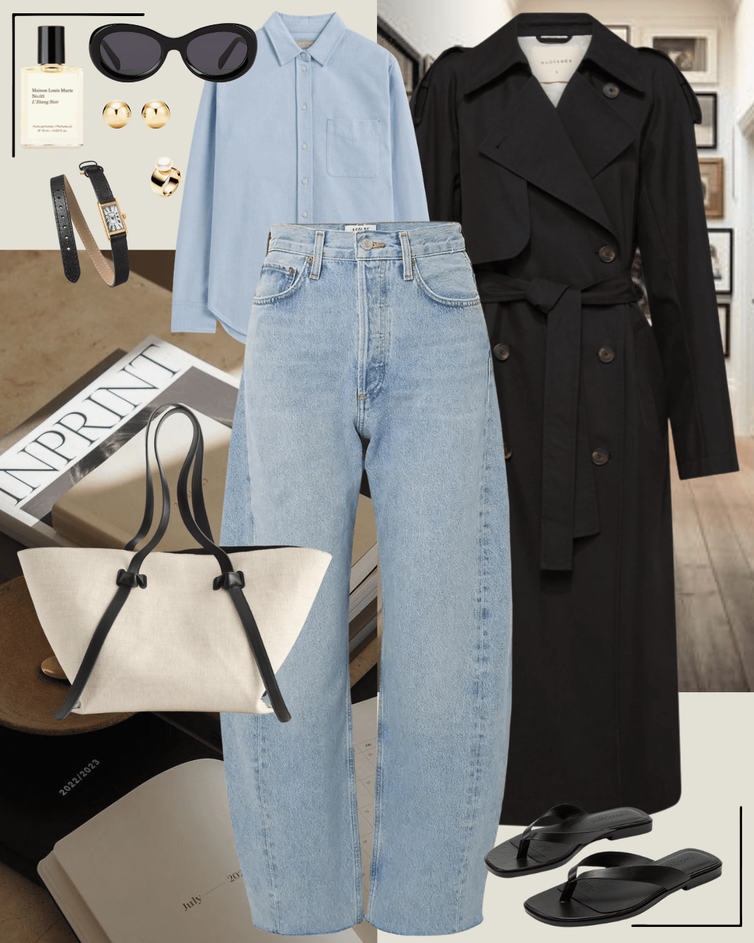 Women's chic casual outfit 