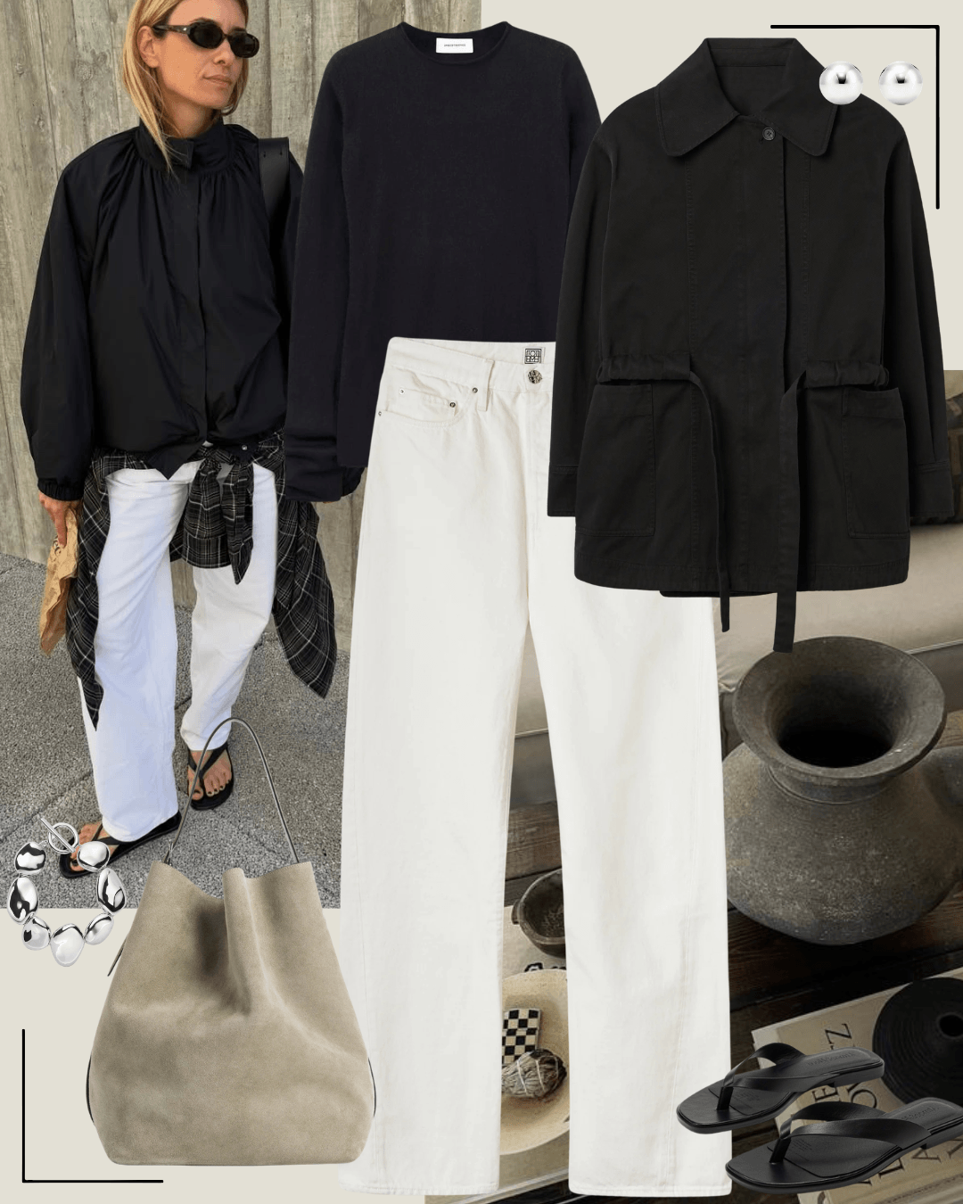 Women's chic casual outfit 