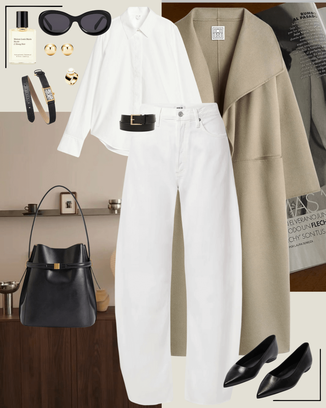 Women's chic casual outfit 