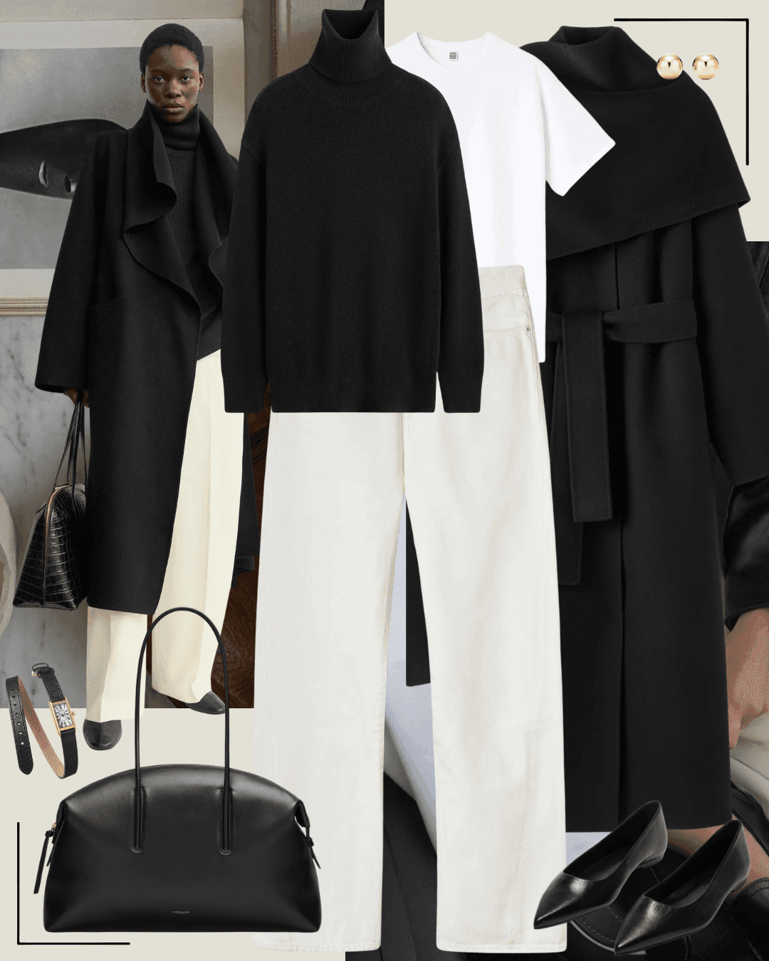 Women's chic casual outfit 