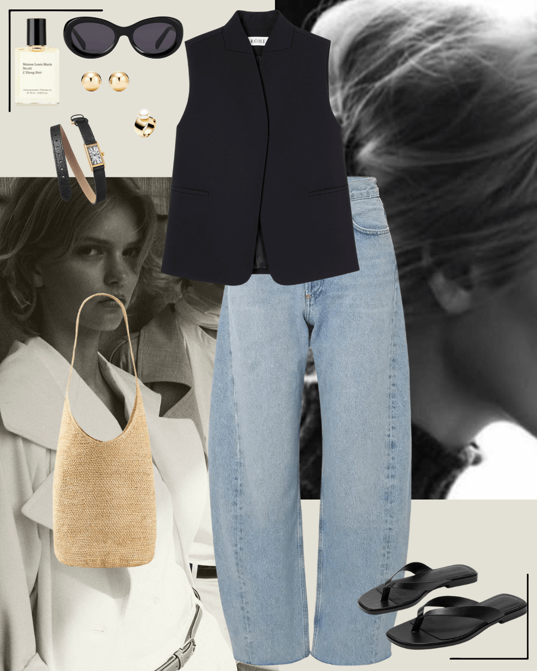 Women's chic casual outfit 