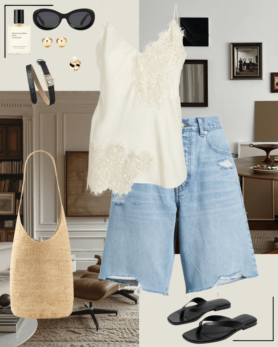 Women's chic casual outfit 