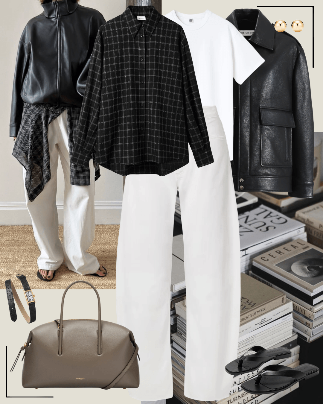 Women's chic casual outfit 