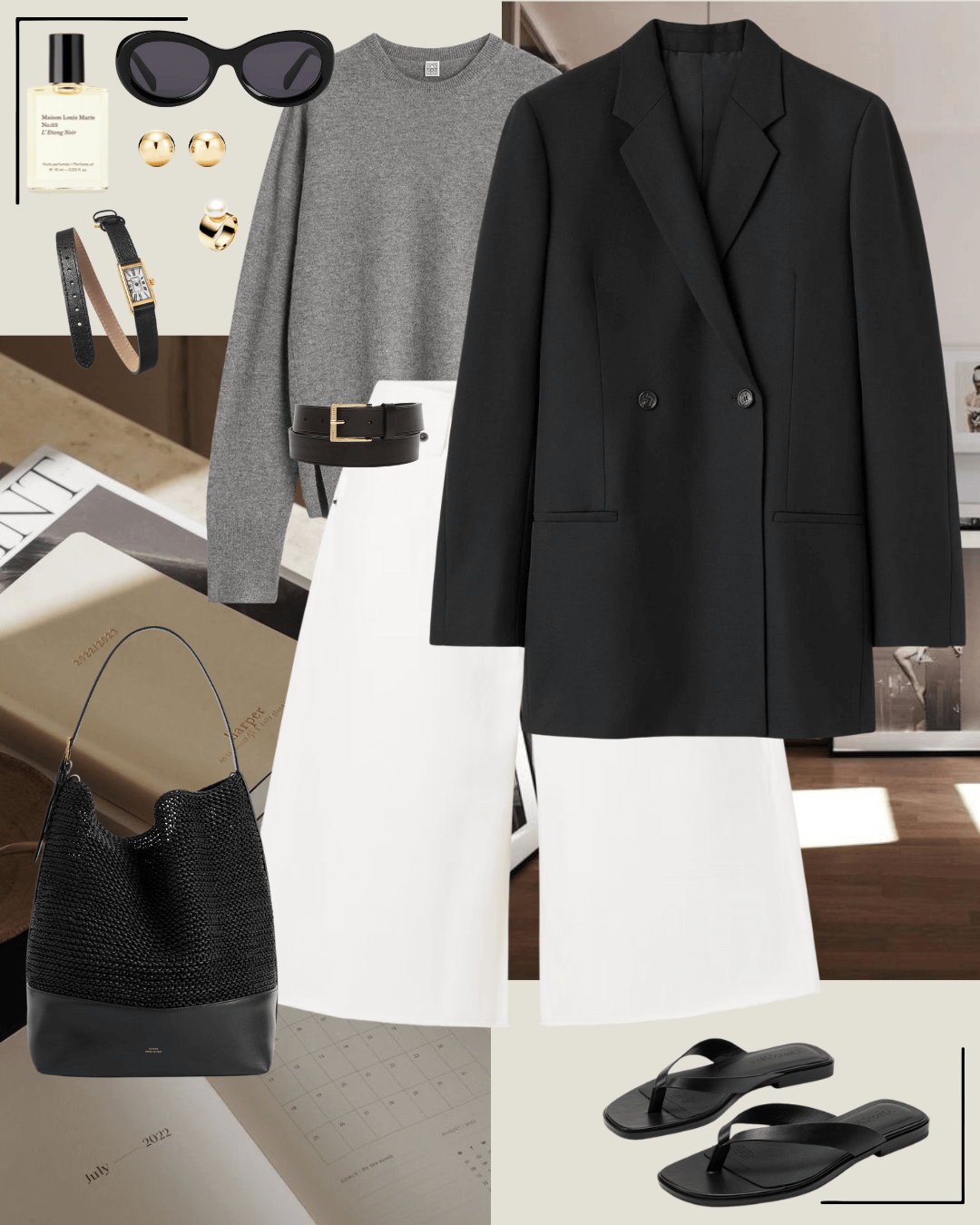 Women's chic casual outfit 