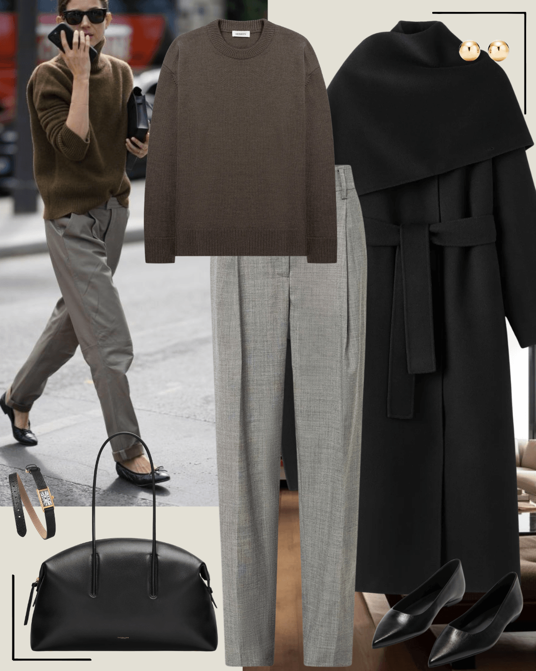 Women's chic casual outfit 