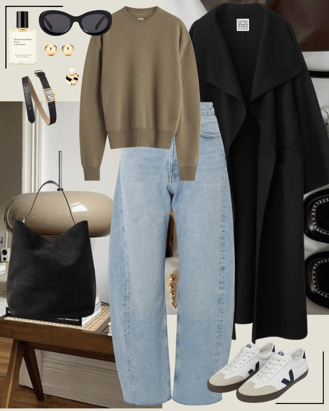 Women's chic casual outfit 