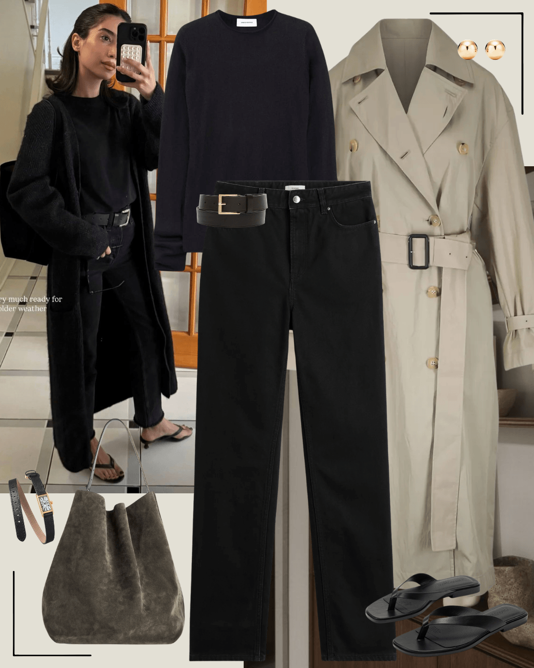 Women's chic casual outfit 