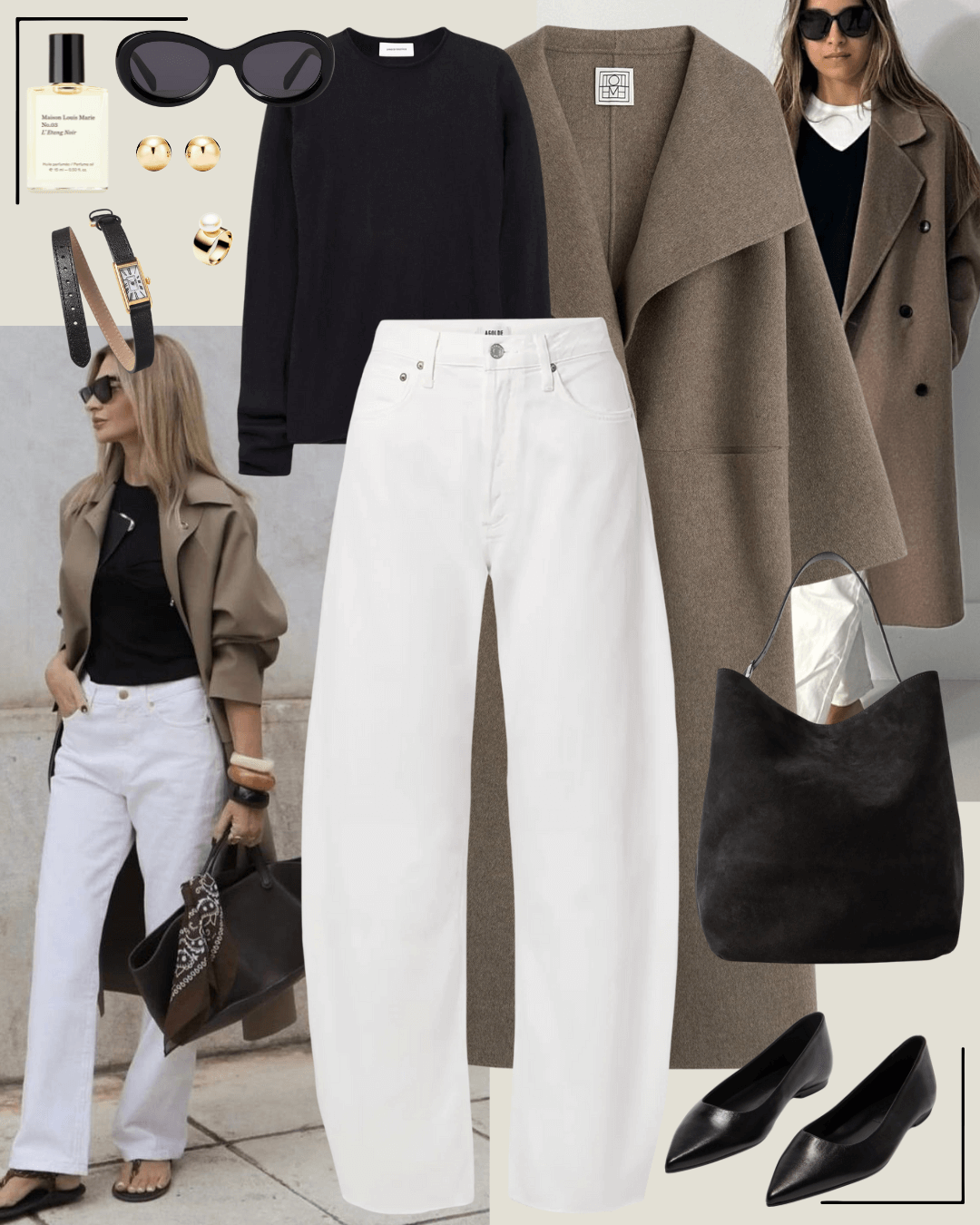 Women's chic casual outfit 