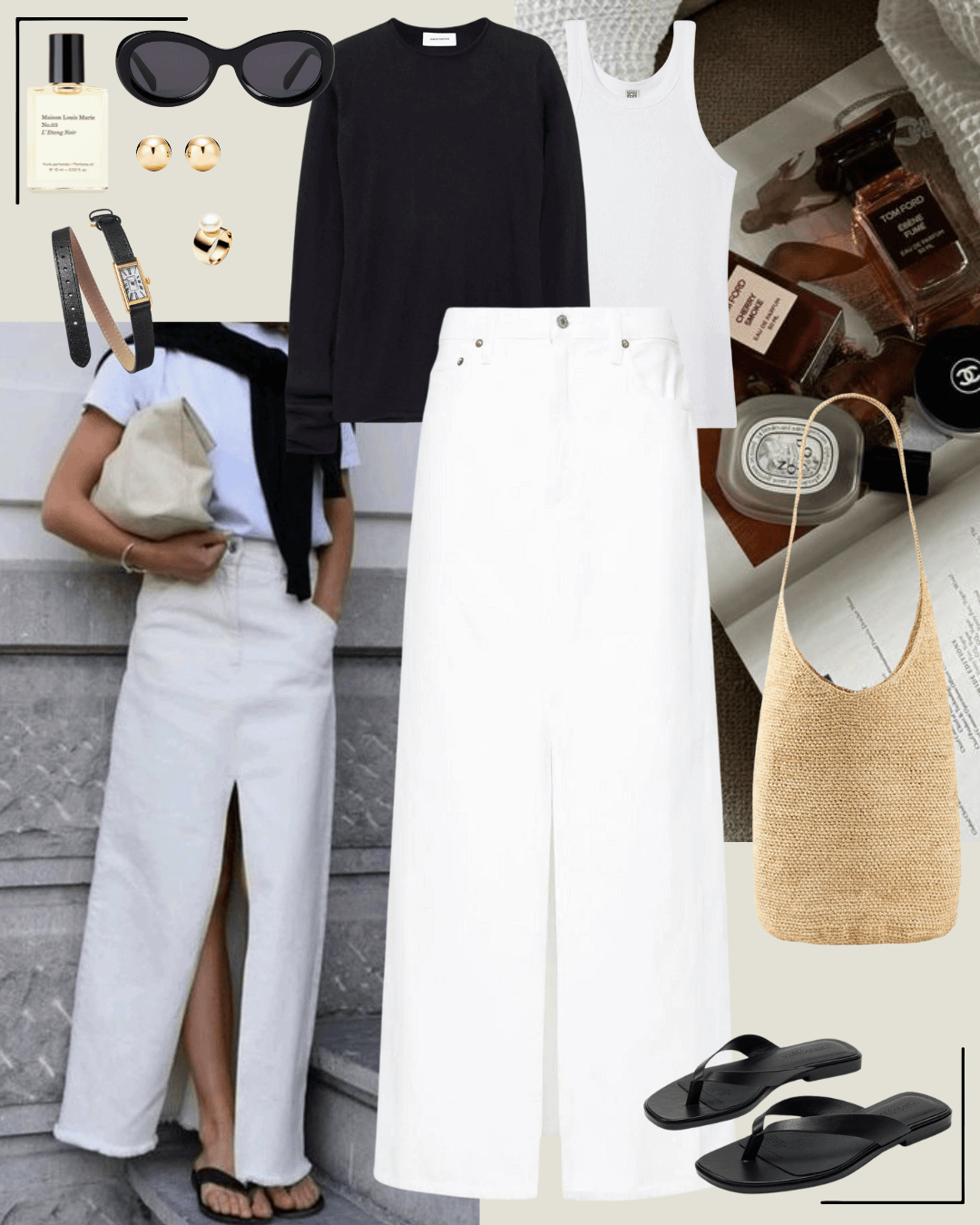 Women's chic casual outfit 