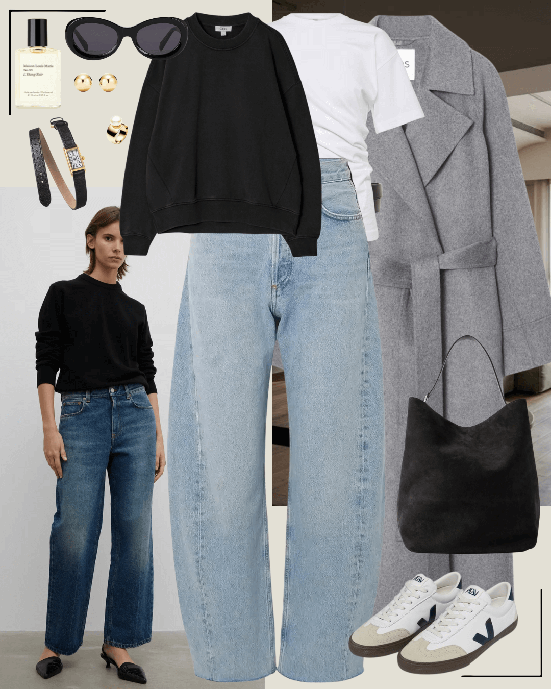 Women's chic casual outfit 