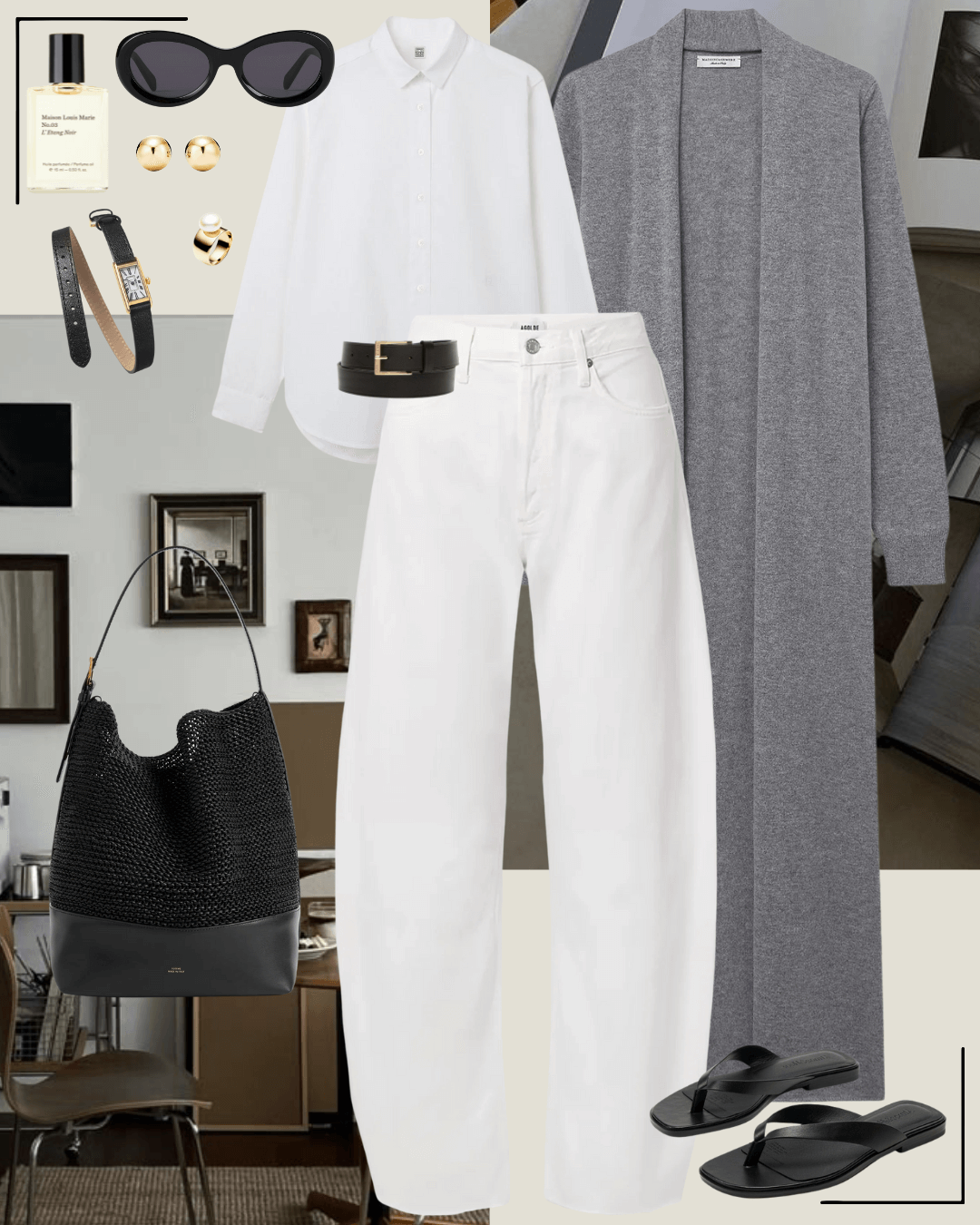 Women's chic casual outfit 