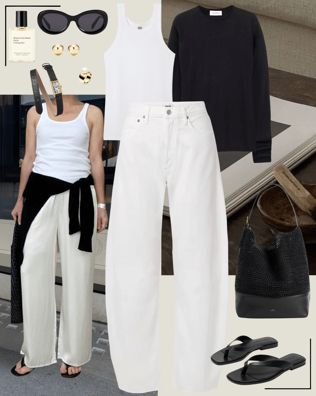 Women's chic casual outfit 