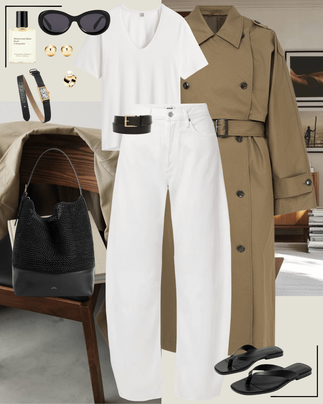 Women's chic casual outfit 