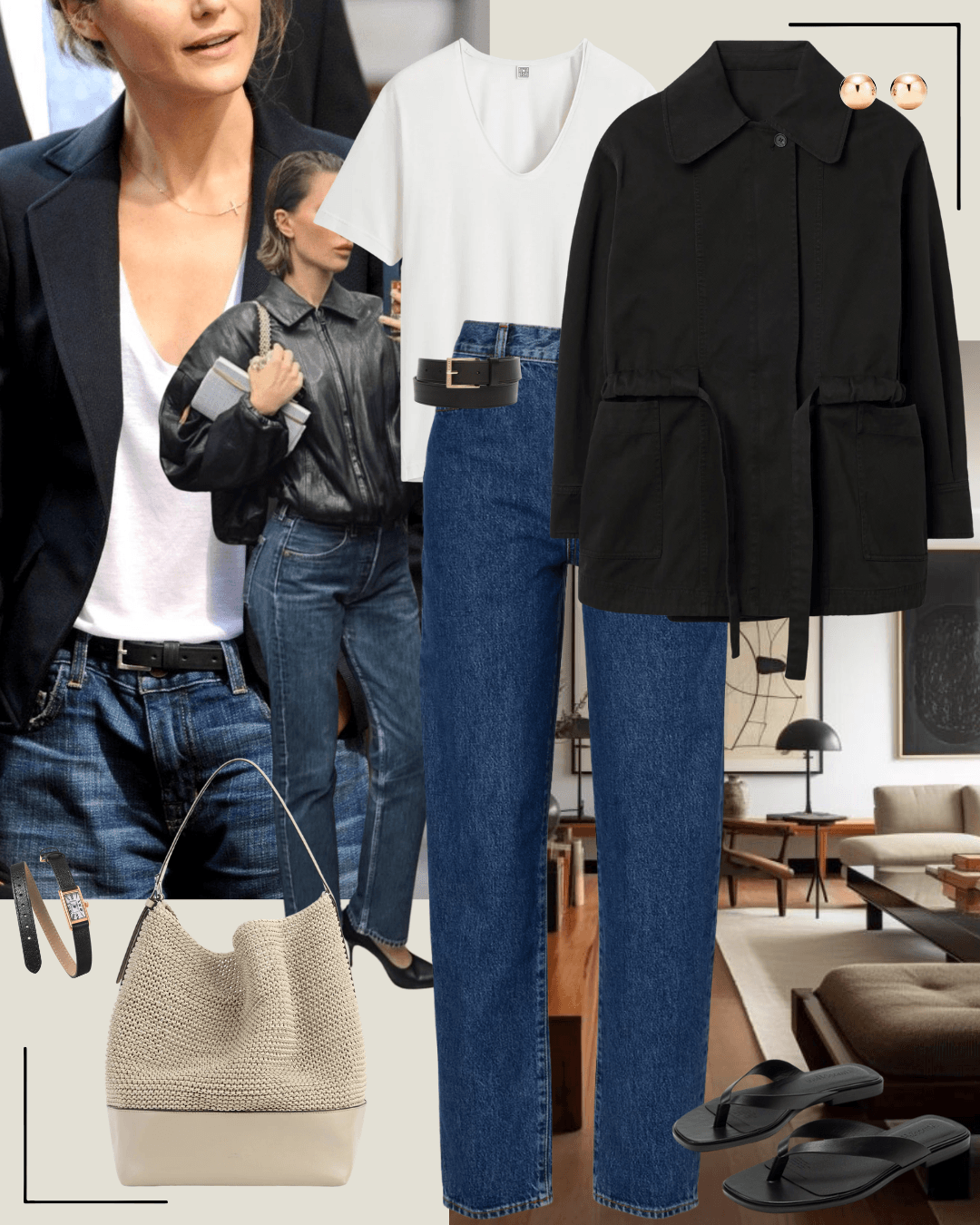 Women's chic casual outfit 