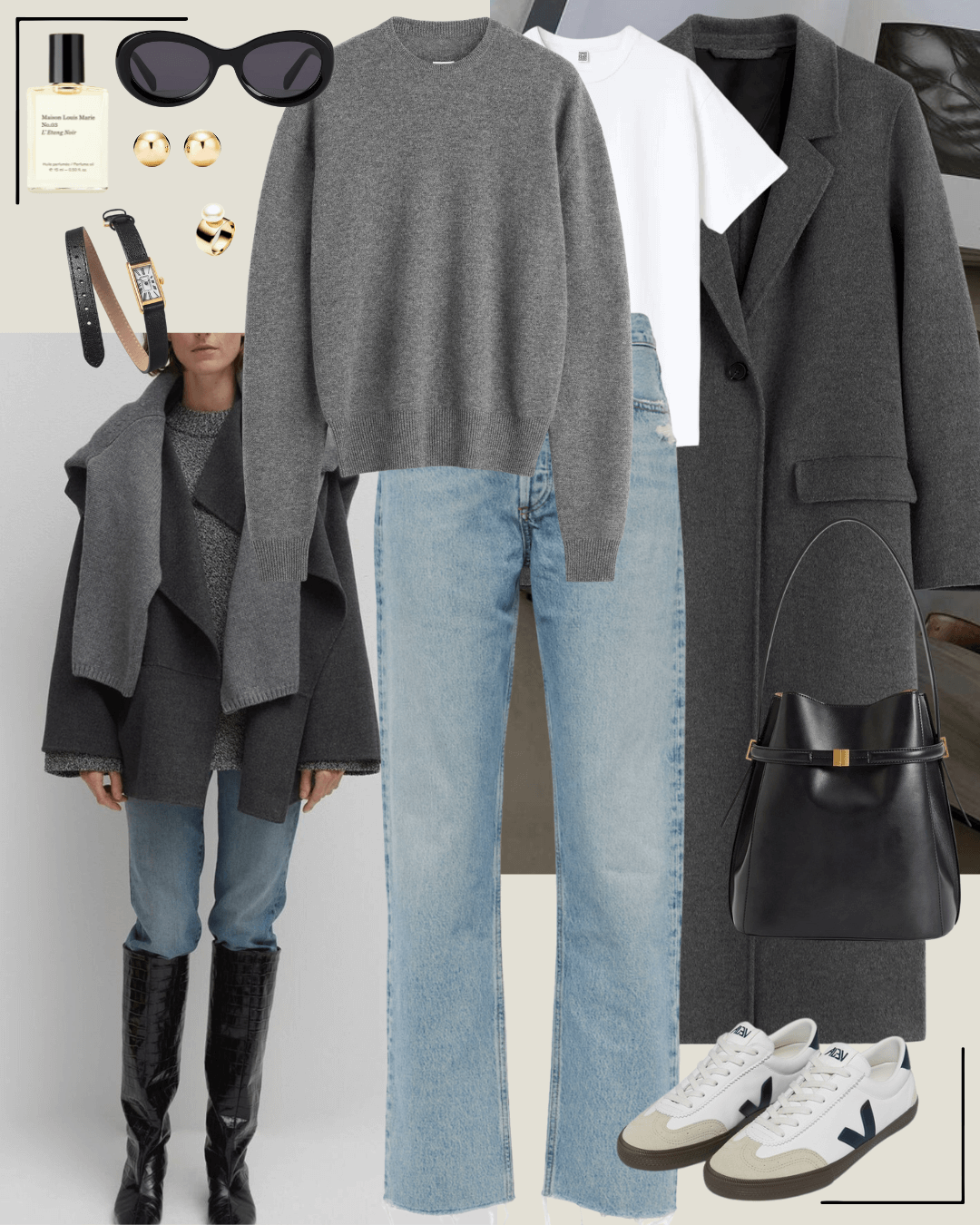 Women's chic casual outfit 