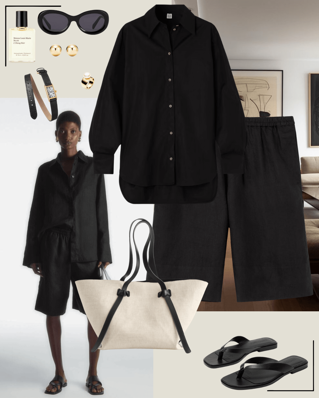 Women's chic casual outfit 