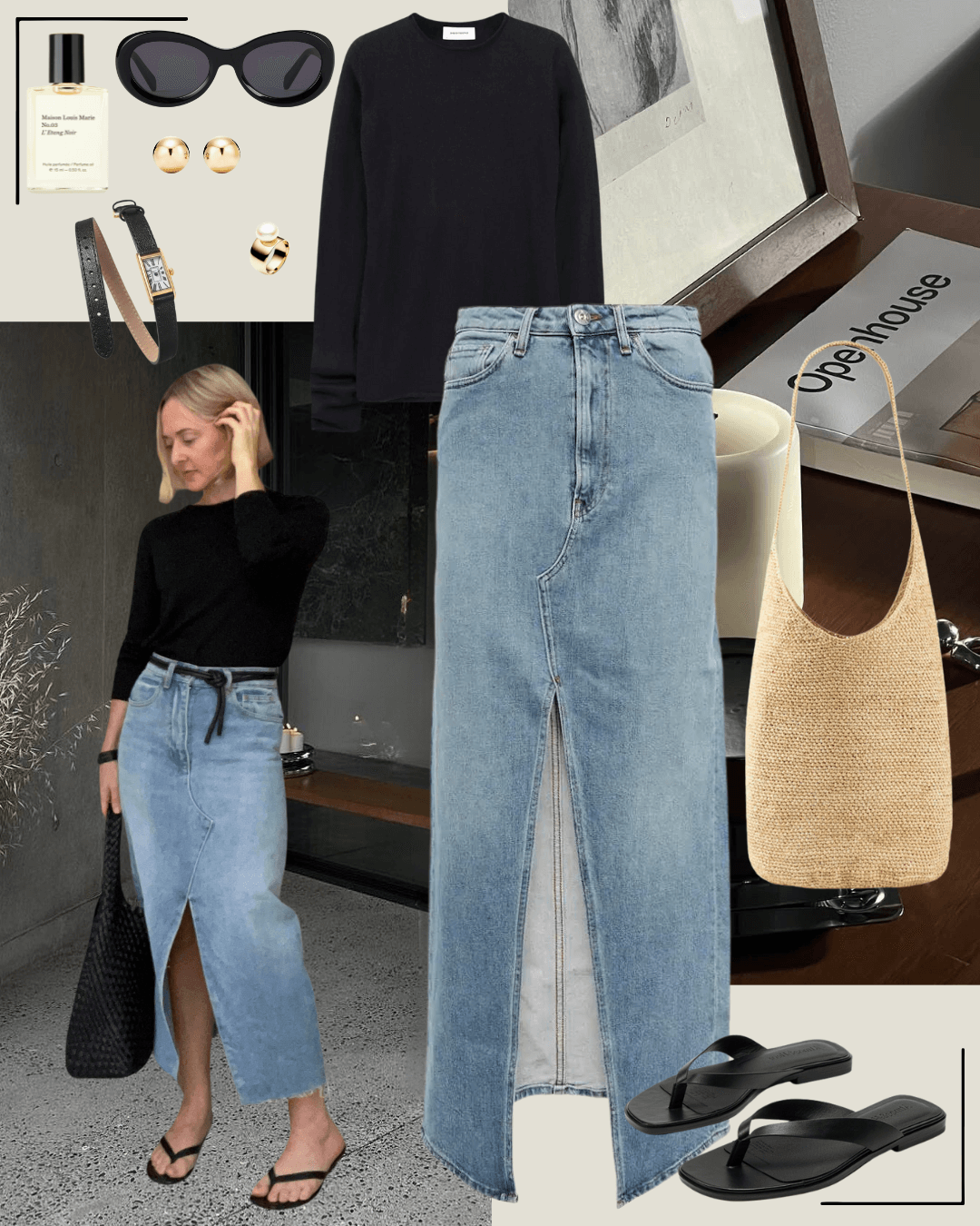 Women's chic casual outfit 