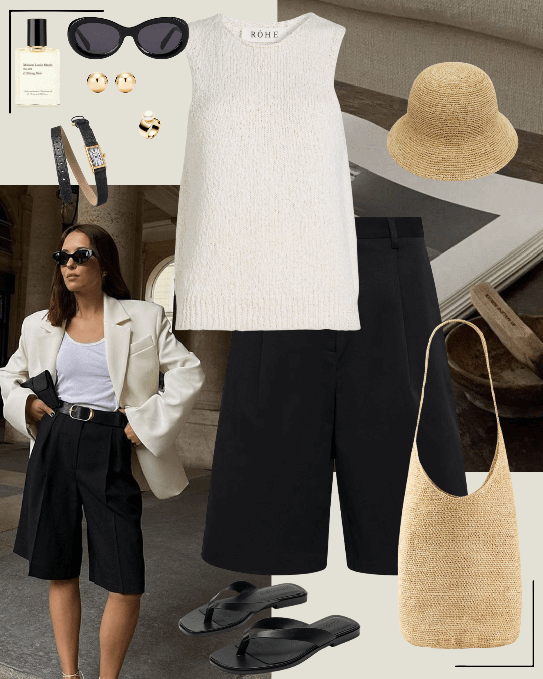 Women's chic casual outfit 