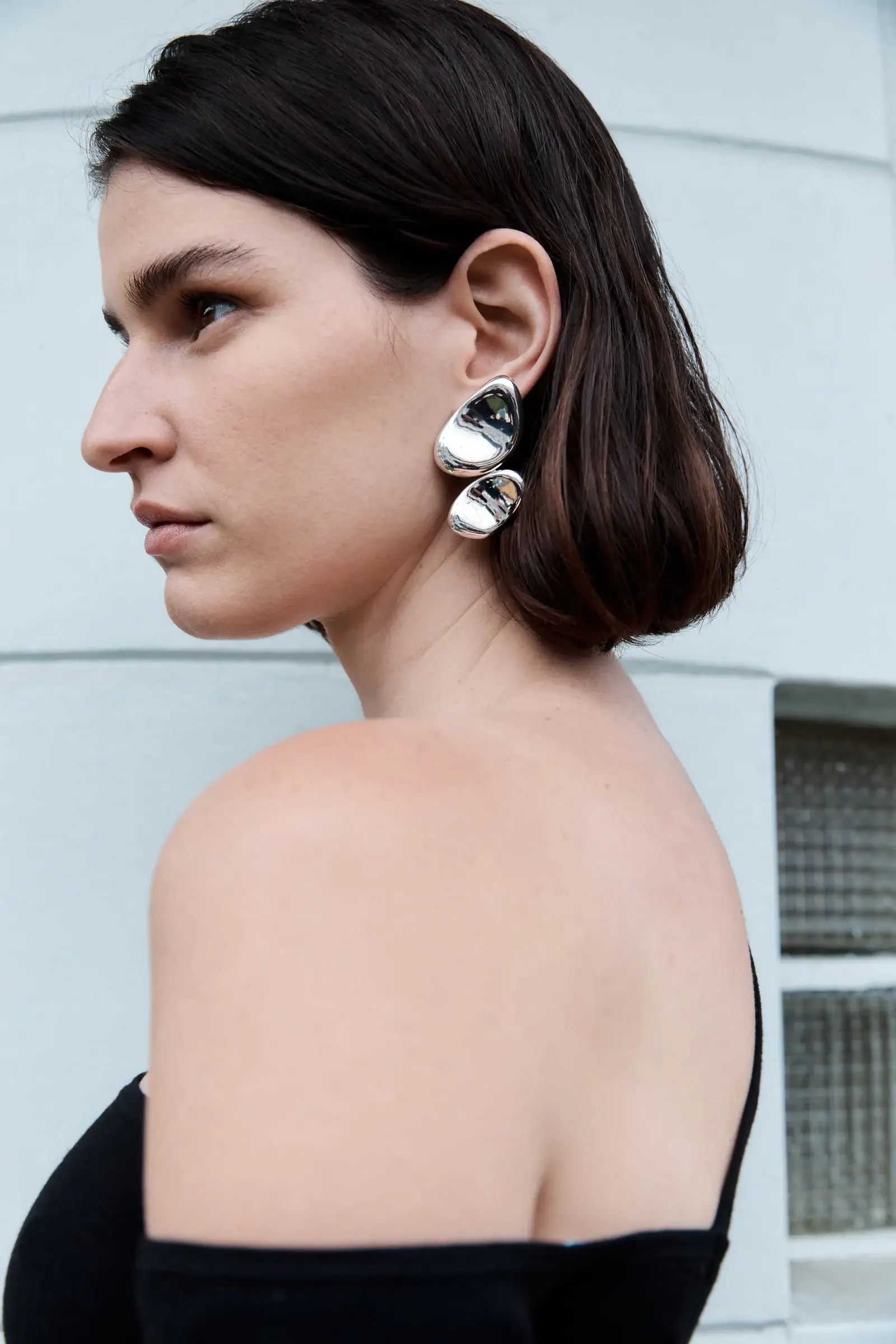 Nina Gordon silver earrings
