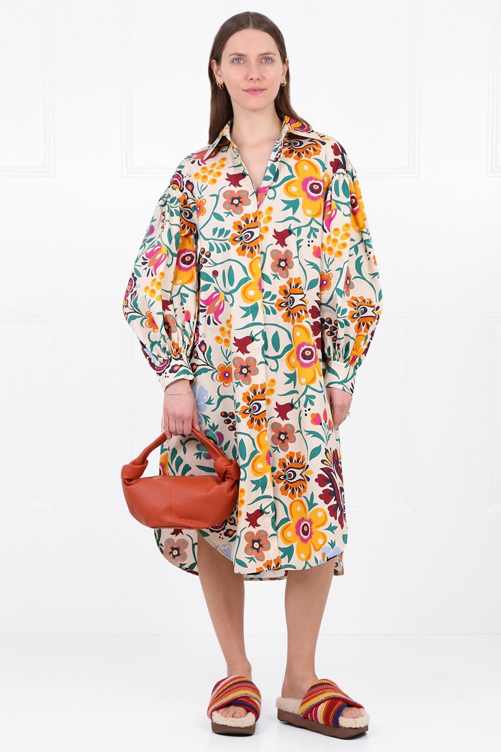 La Double J Selva Bianco Shirt Dress