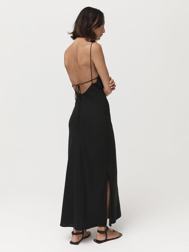 The Undone St Agni Paris Dress in Black