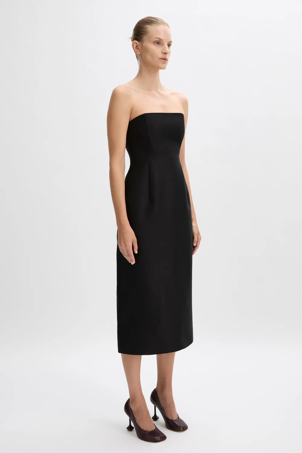 Beare Park black maxi pencil dress