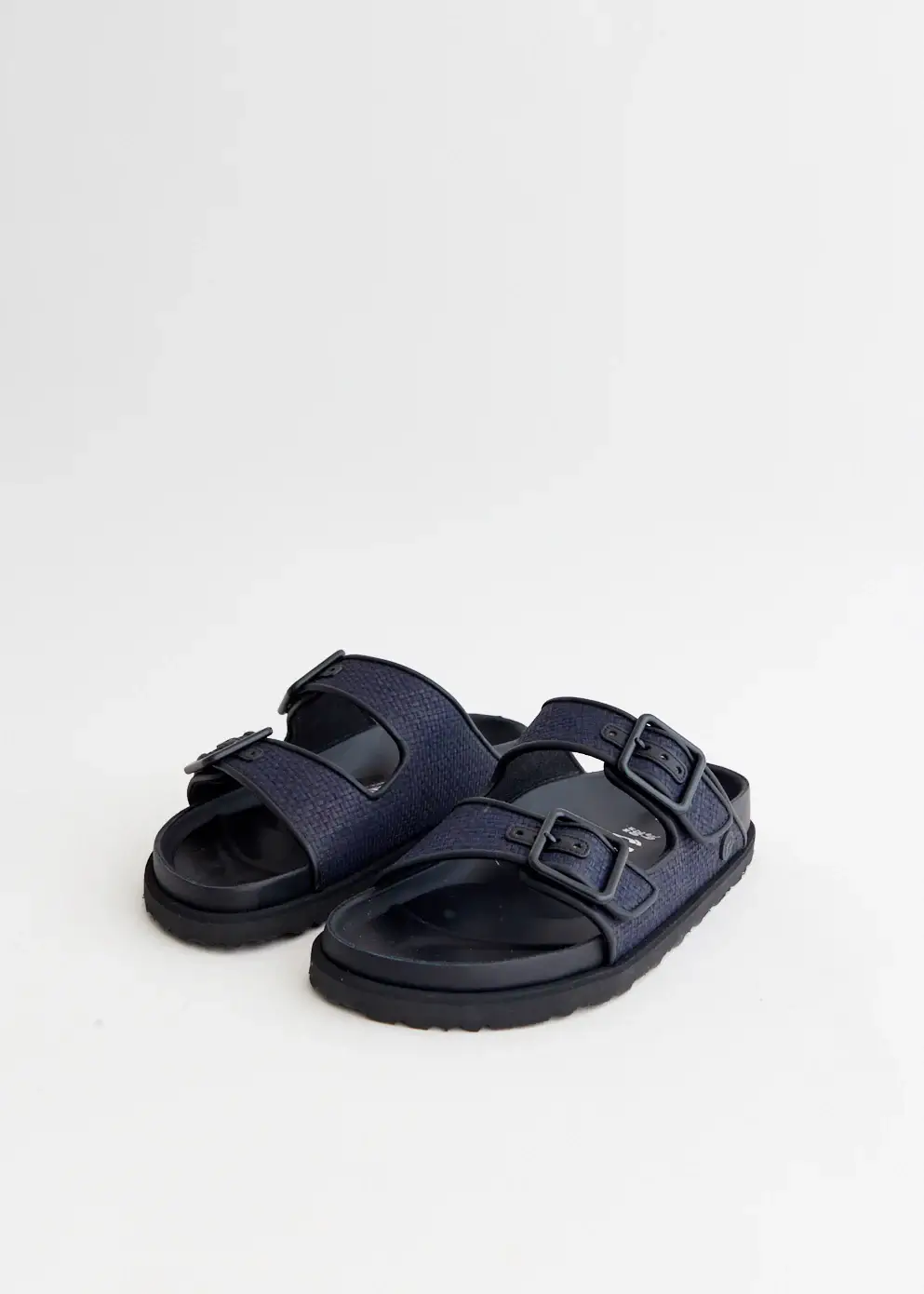 Birkenstock 1774 Arizona black raffia sandal