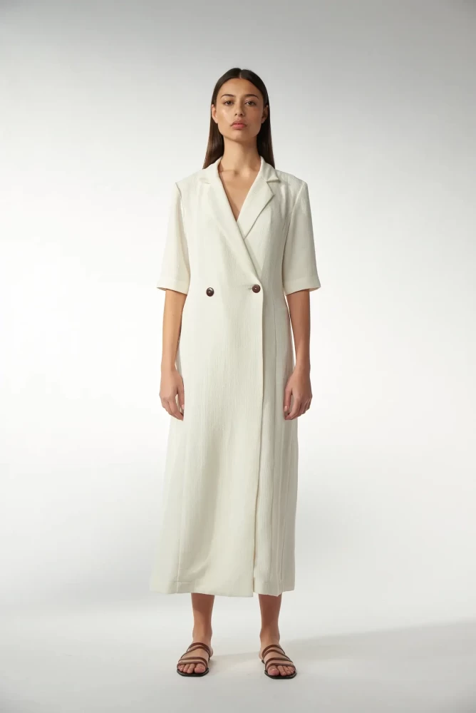 Arnsdorf cream maxi dress