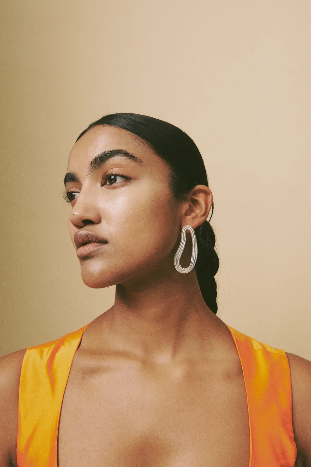 By Nye silver earrings