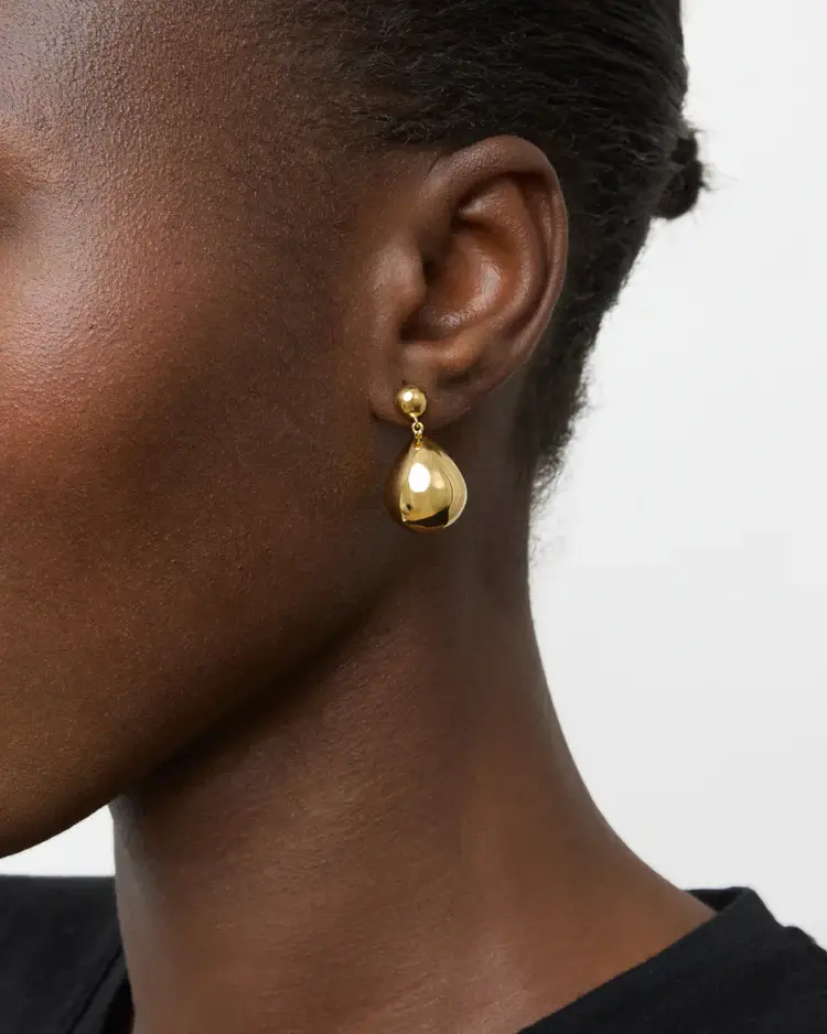 Lie Studio gold earrings
