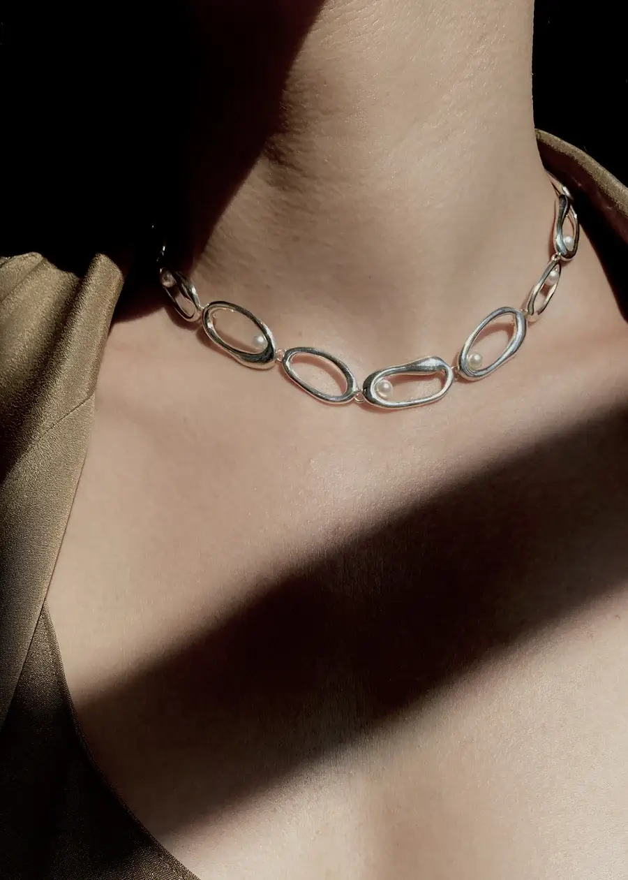 Modern Weaving necklace