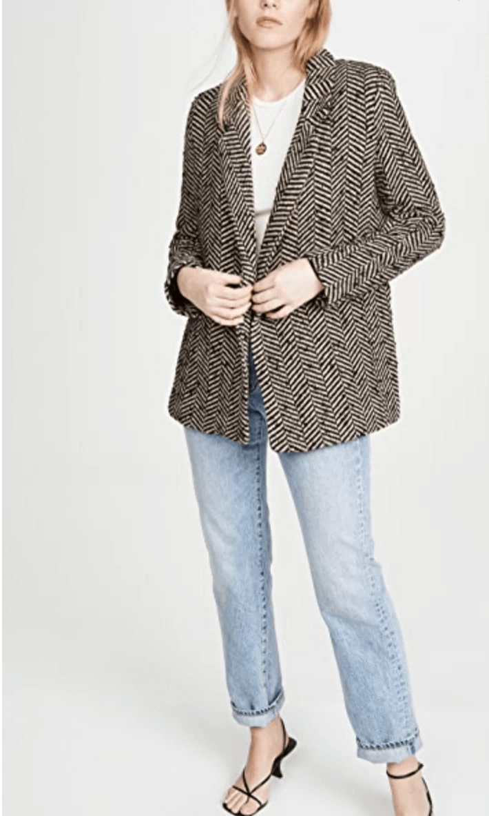 Anine Bing Fishbone Blazer 