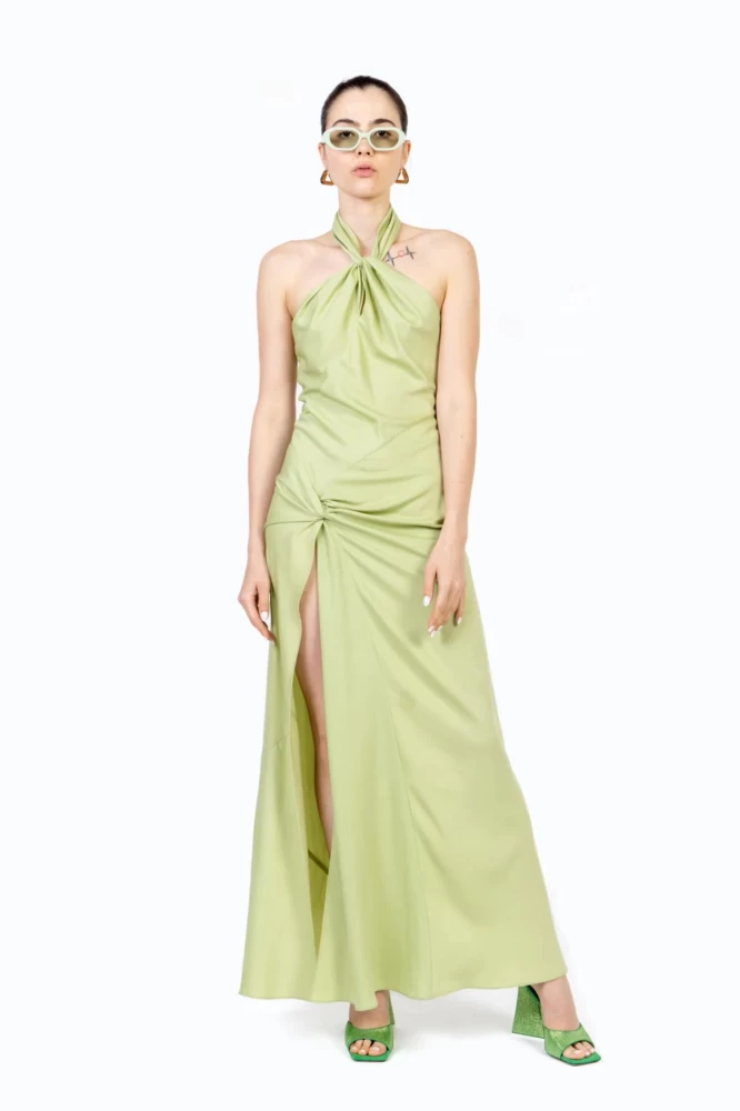 Ronny Kobo Selina Dress in Sage