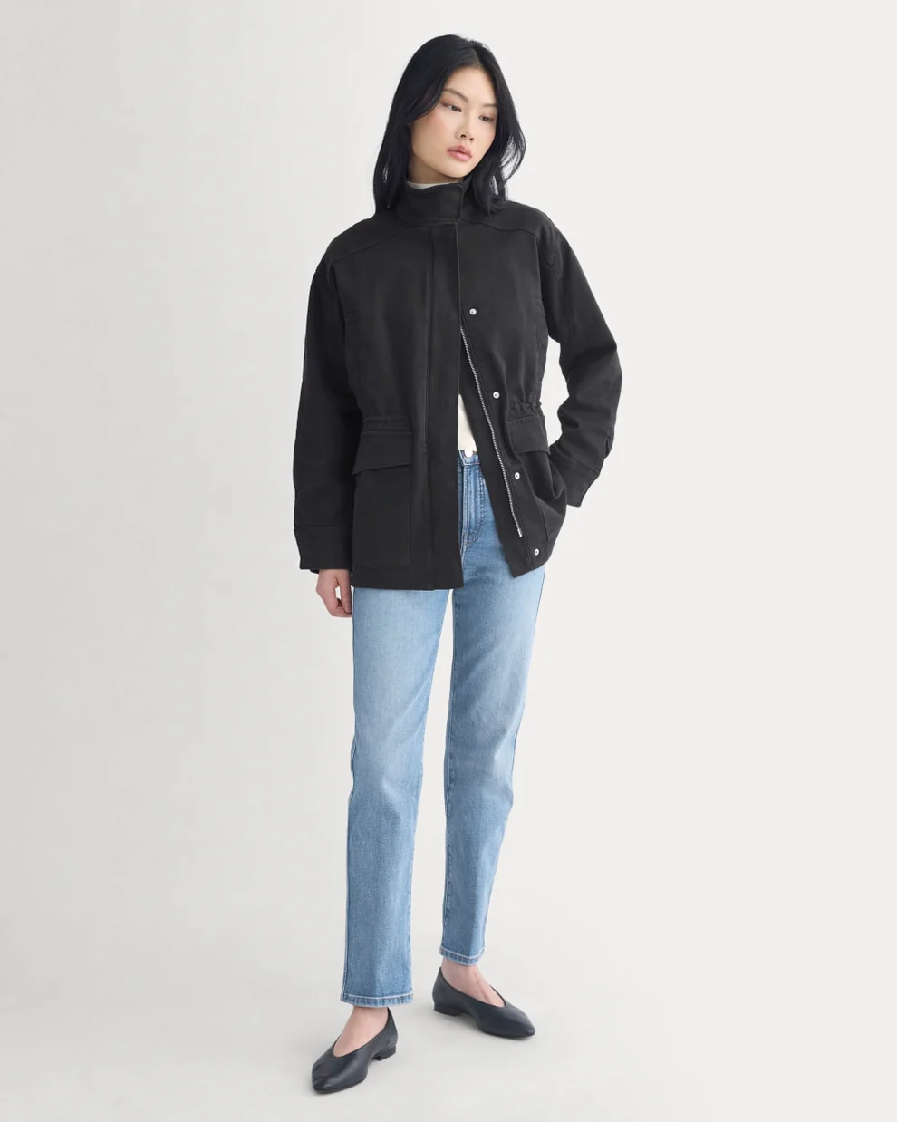 Everlane black field  jacket