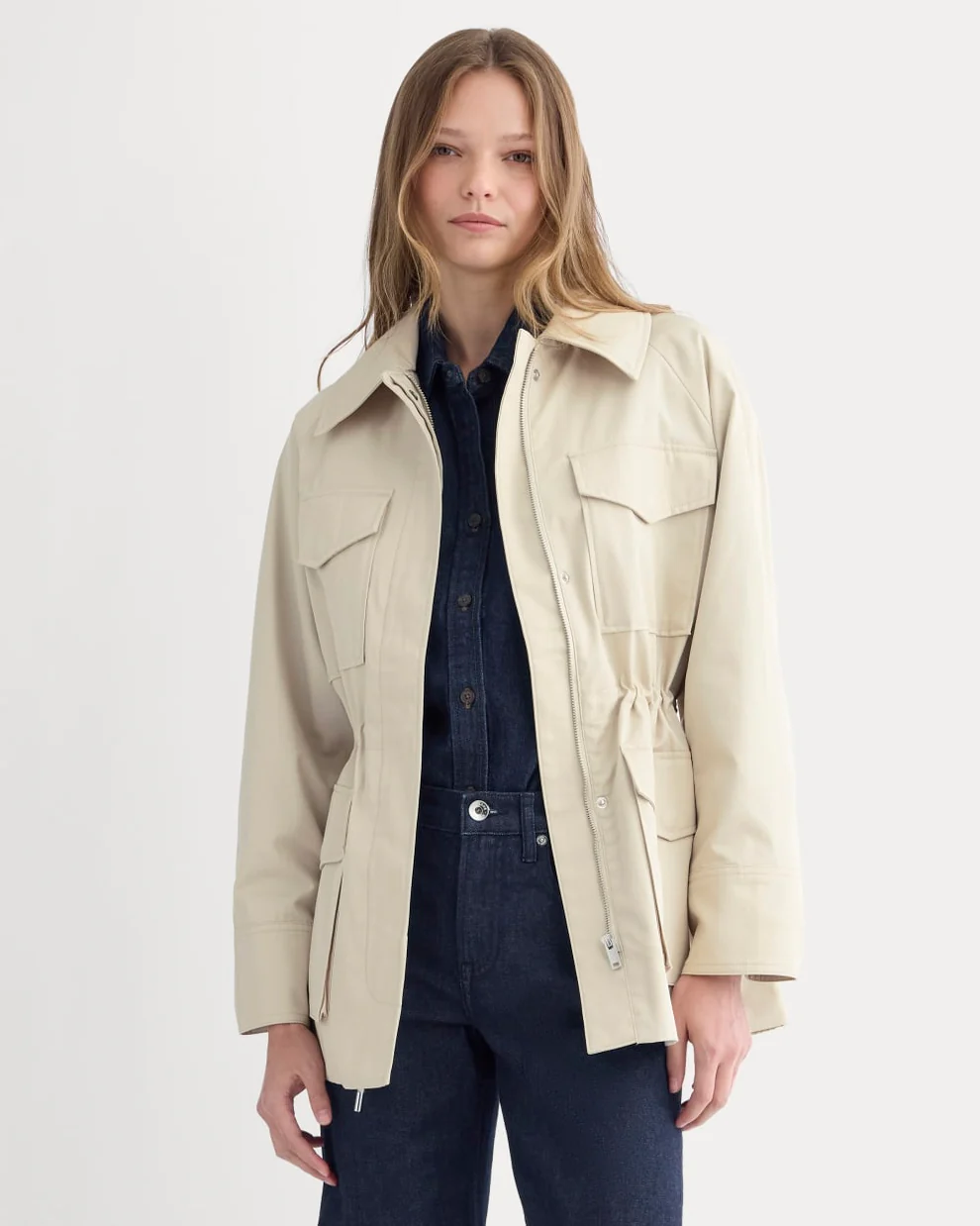 Everlane cream field jacket