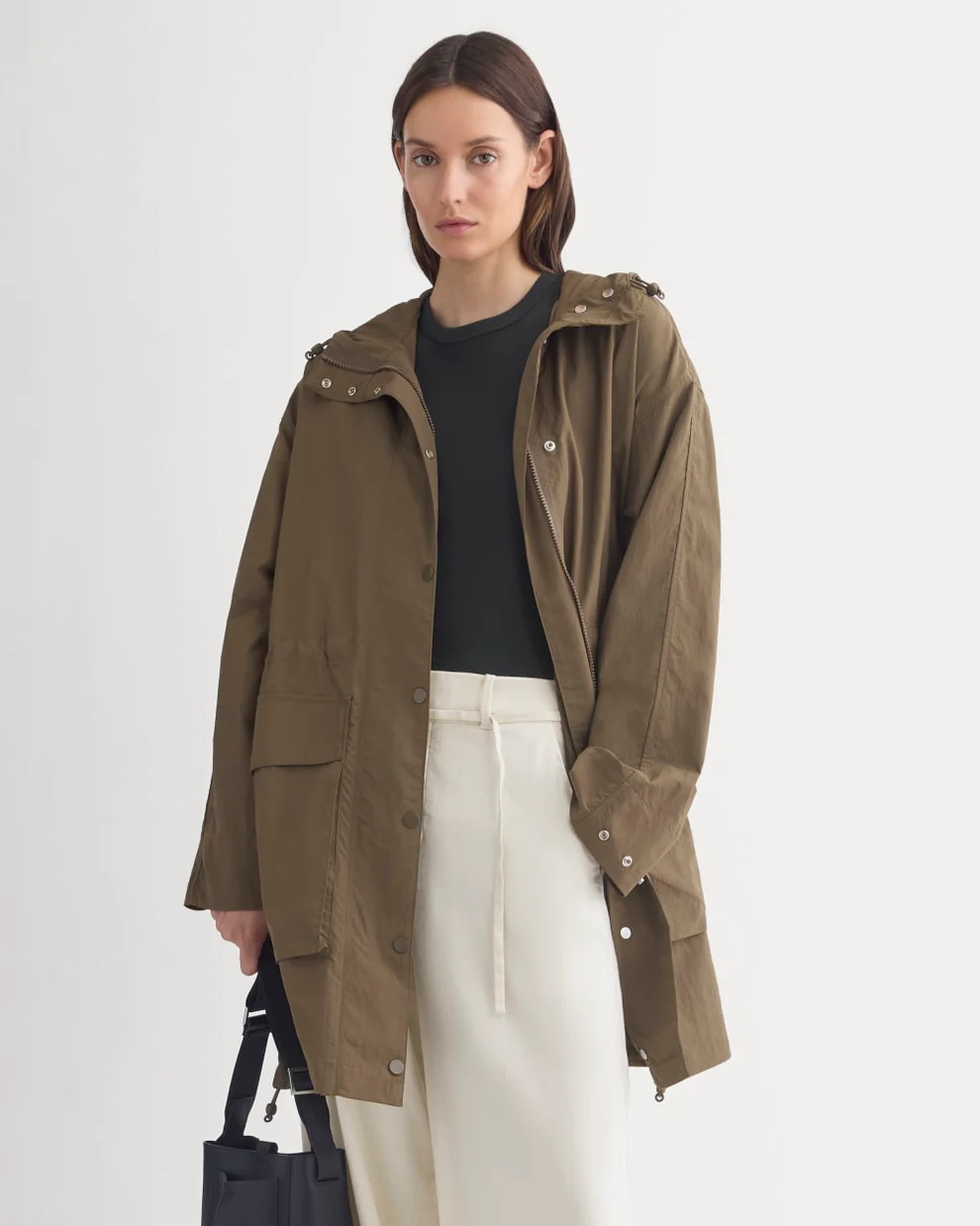 Everlane oversized parachute parka jacket