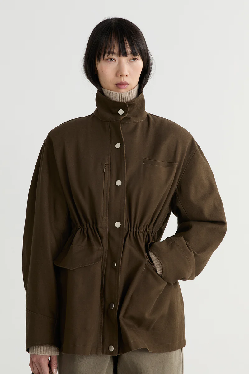 Friends WIth Frank khaki ines jacket