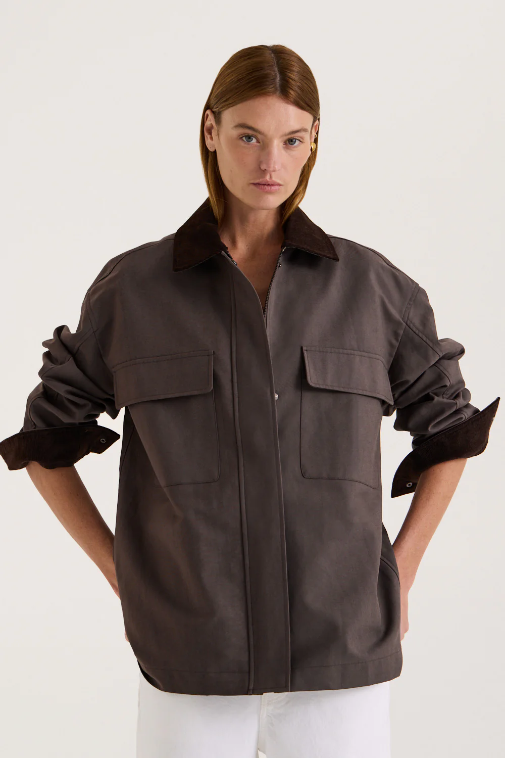 Henne brown tavi jacket
