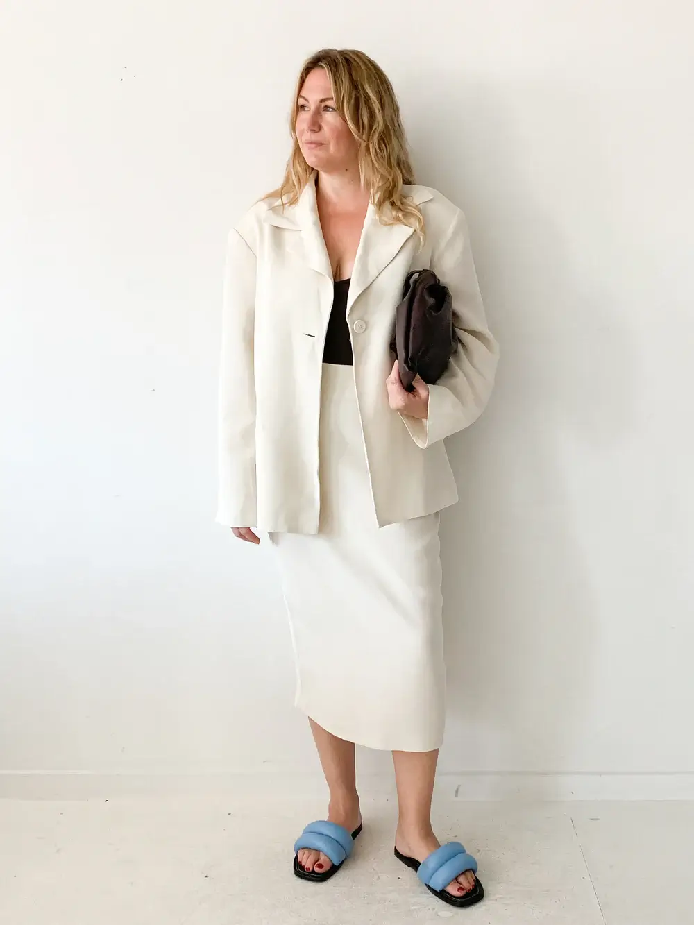 St Agni Low waist pencil skirt 