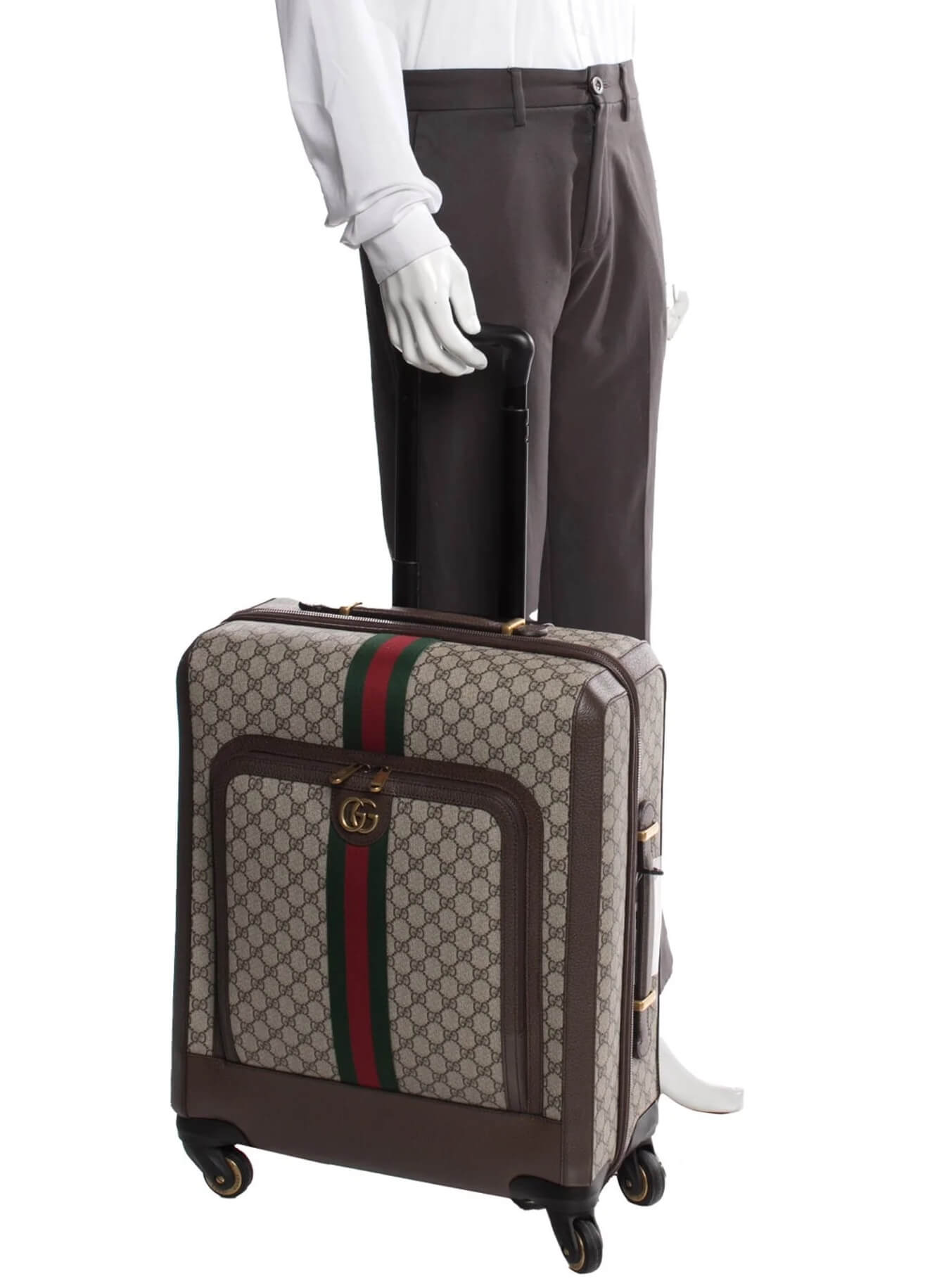 Gucci GG Supreme medium savoy carry-on suitcase