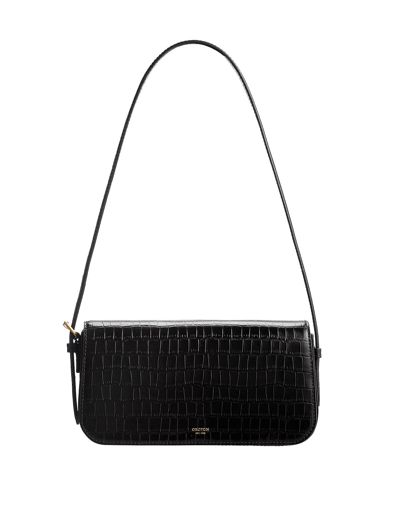 Oroton Muse Texture Baguette Bag