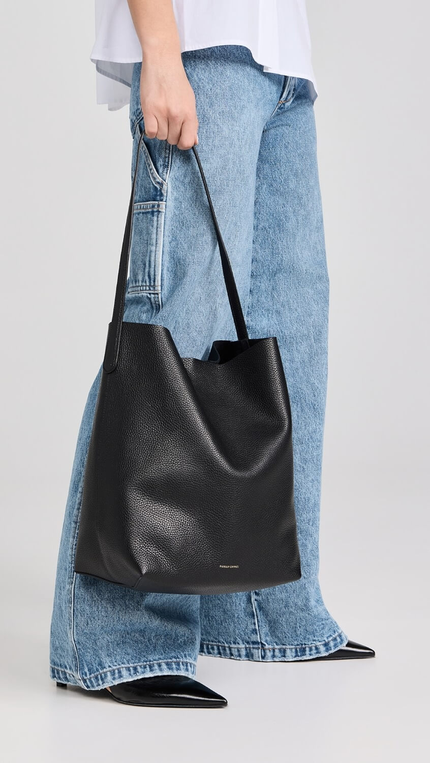 Mansur Gavriel black tote bag