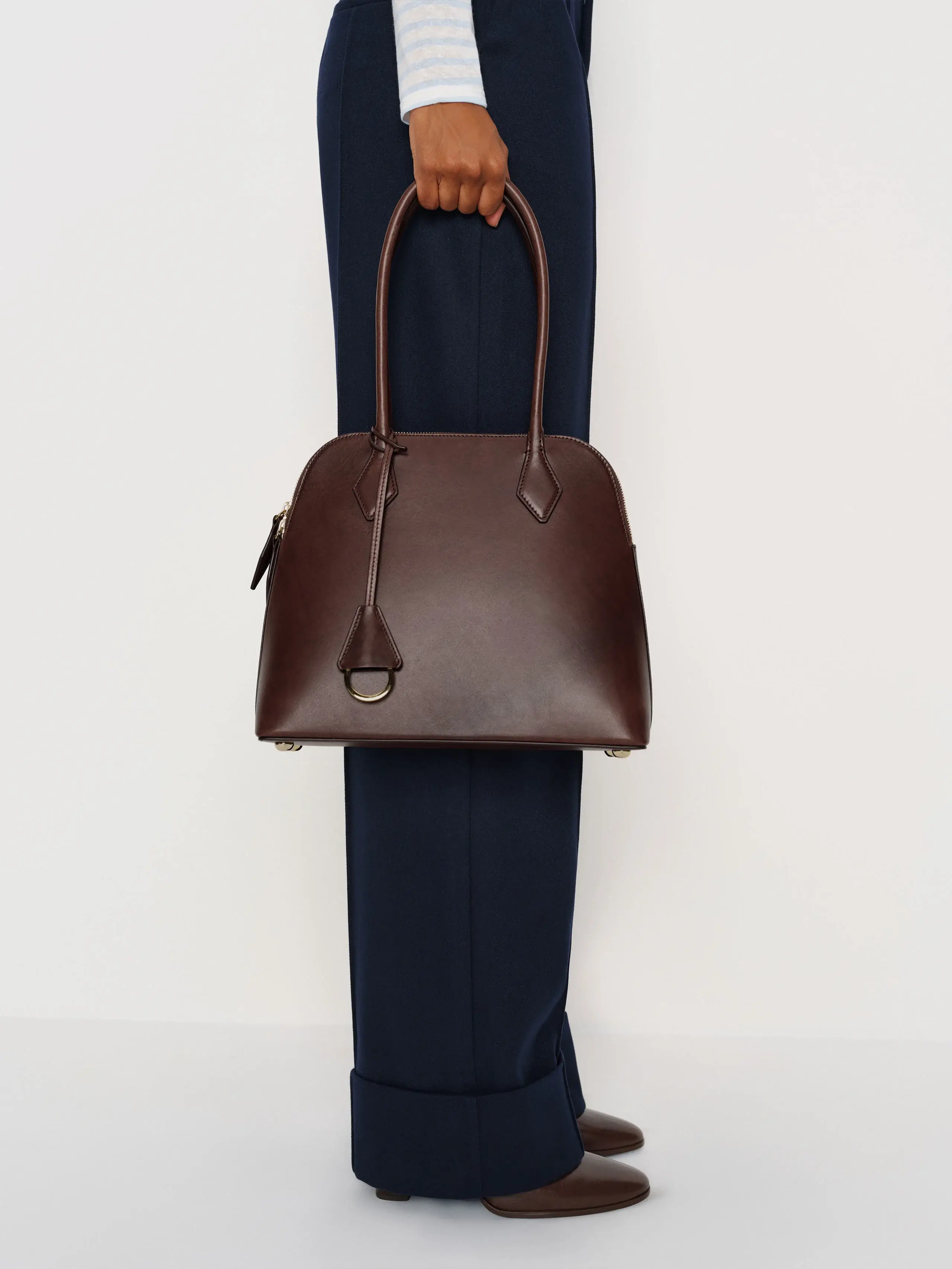 Reformation brown Camille shoulder bag