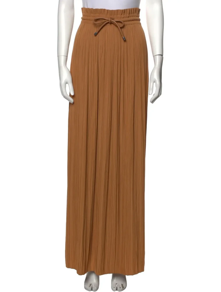 A.L.C pleated maxi skirt